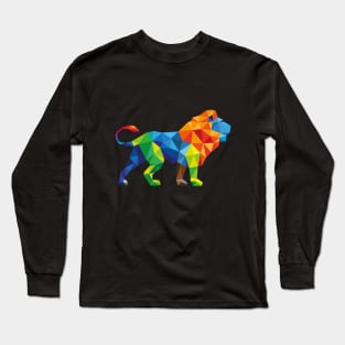 Polygon Lion Long Sleeve T-Shirt